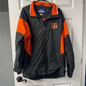Bengals. Reebok Black and Orange NFL Jacket
